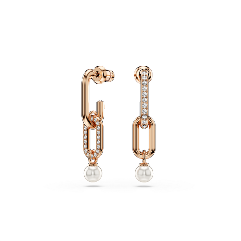 Swarovski Constella Boucles D'Oreilles Couleur Or Rose 5728585-zoom-