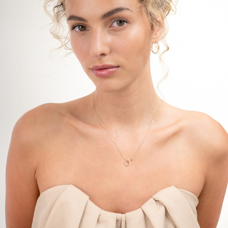 Isabel Bernard Le Marais Enlace Collier Or 14 Carats IB340177-zoom-