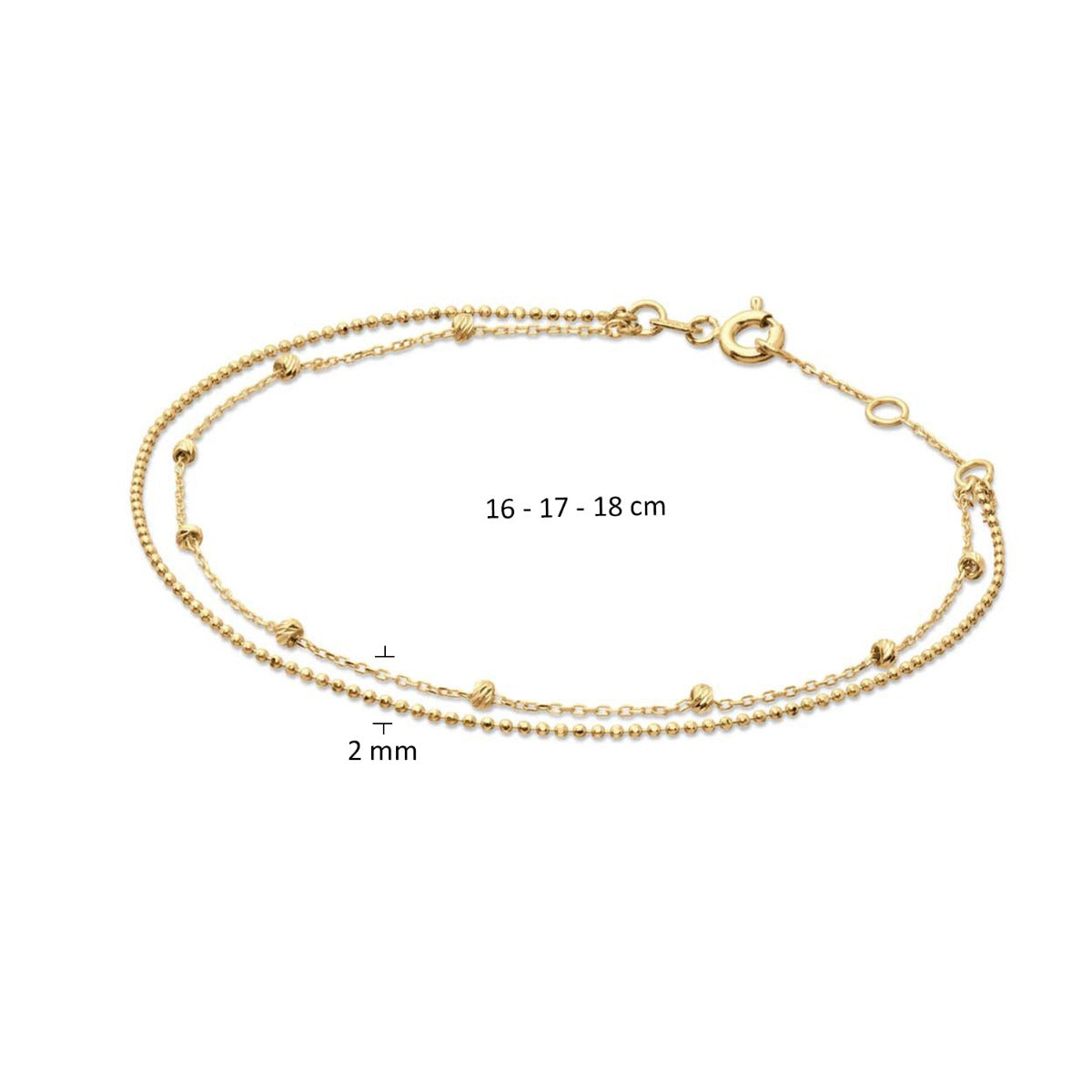 Jackie Gold Marco Polo 14 Karat Gold Bracelet JKB24.472