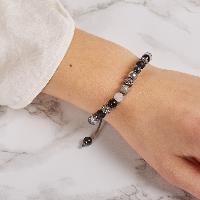 Karma Spiral Bracelet Gris 82946-zoom-