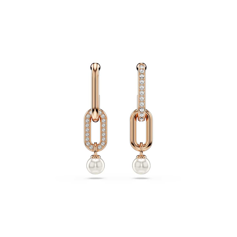 Swarovski Constella Boucles D'Oreilles Couleur Or Rose 5728585-zoom-