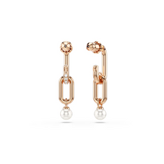 Swarovski Constella Rose Gold Coloured Earrings 5728585