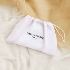 Isabel Bernard Honoré Léa Croco Brown Zip Wallet IB23006