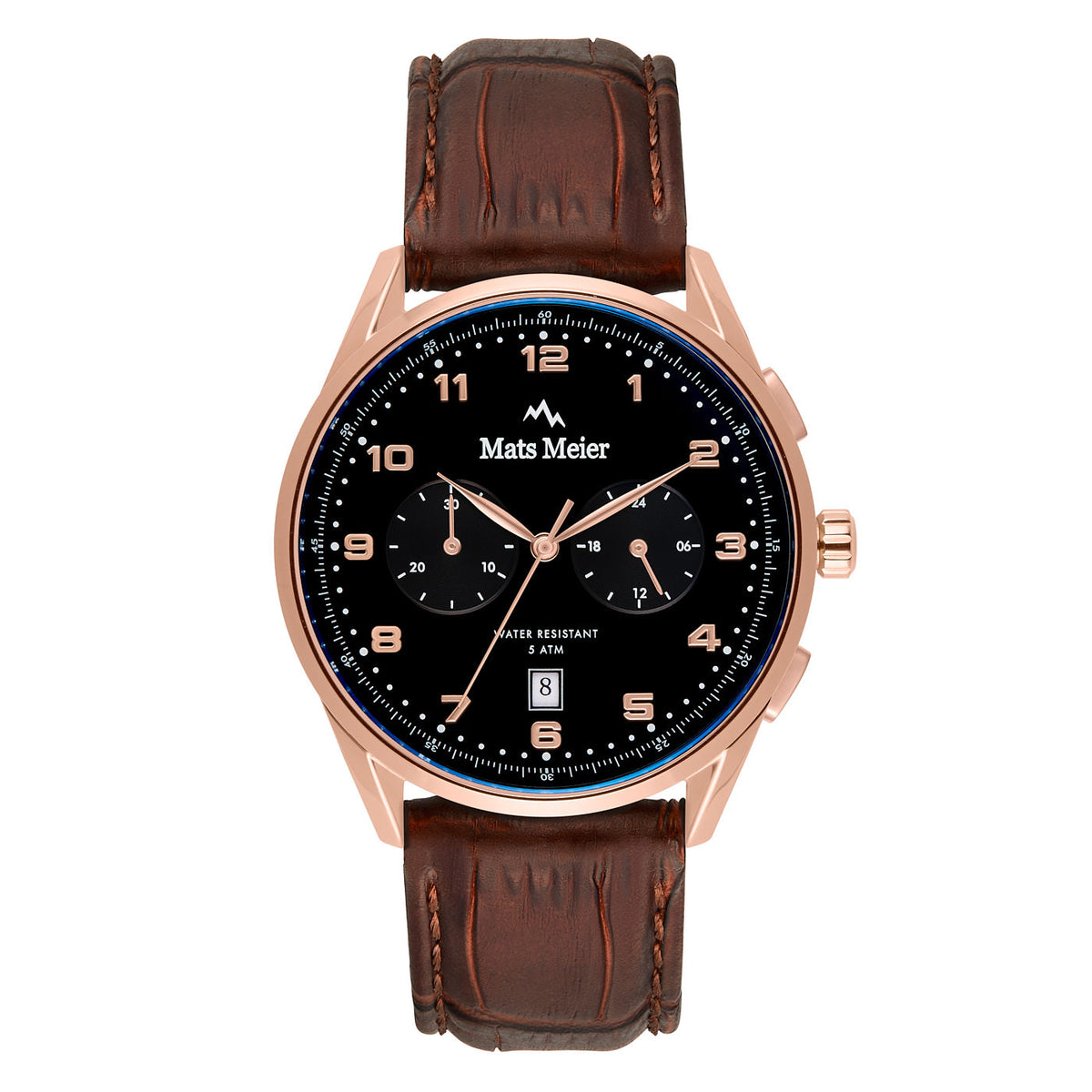 Mats Meier Mont Vélan Chrono Black/Brown Watch MM10001