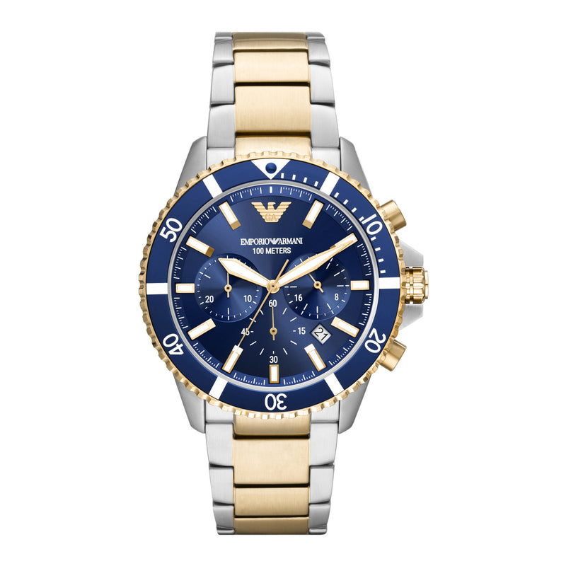 Emporio Armani Hommes Montre Or AR11362-zoom-