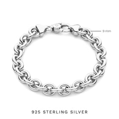 Parte Di Me Bibbiena Poppi Mila 925 Sterling Silver Link Bracelet PDM32125