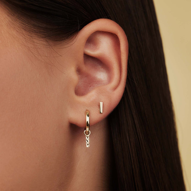 Isabel Bernard Rivoli Femmes Créoles Or 14 carats IB360151-zoom-