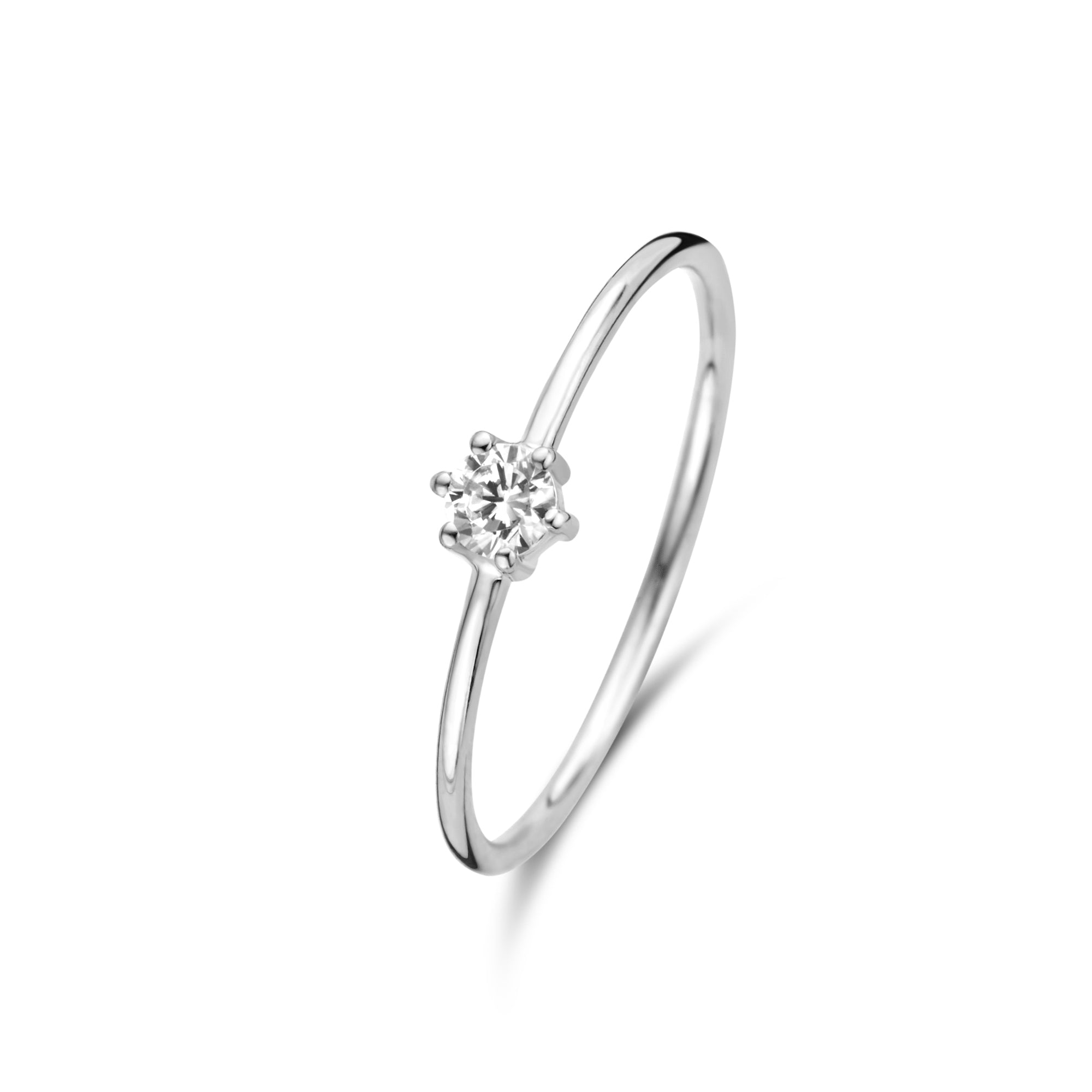 Isabel Bernard Saint Germain Abelle 14 Carat Whitegold Ring IB330024-48