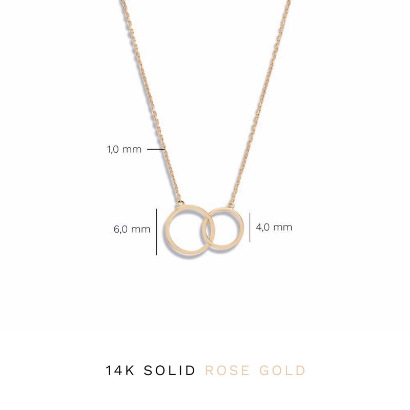 Isabel Bernard La Concorde Collier Or rose 14 carats IB340141-zoom-