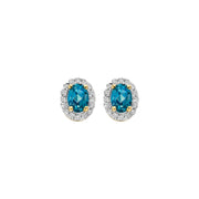 Blush Boucles d'oreilles en or 14 carats avec diamants naturels 7636YDL