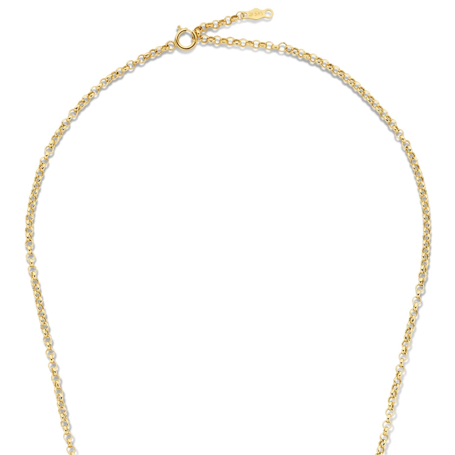 Isabel Bernard Cadeau d'Isabel 14 karat gold necklace and bracelet gift set with chains IB90181
