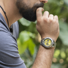 Festina Bullhead Yellow Chronograph Men's Watch F20743/4