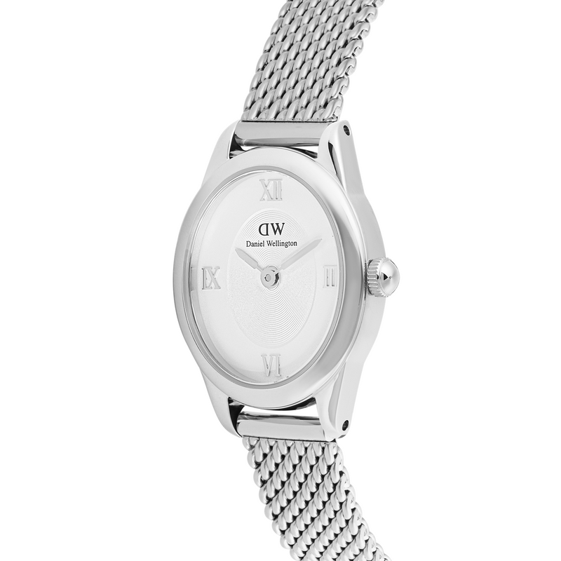 Daniel Wellington Ophelia Mini Mesh White Silver montre femme DW00100938-zoom-
