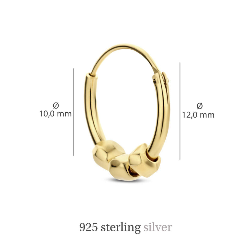 Violet Hamden Sisterhood Feminine Créoles en Argent 925 Sterling Plaqué Or VH360023-zoom-