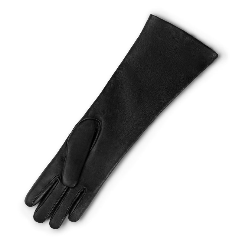 Isabel Bernard Honoré Estelle gants noirs en cuir de chèvre IB67005-301-6.5-zoom-