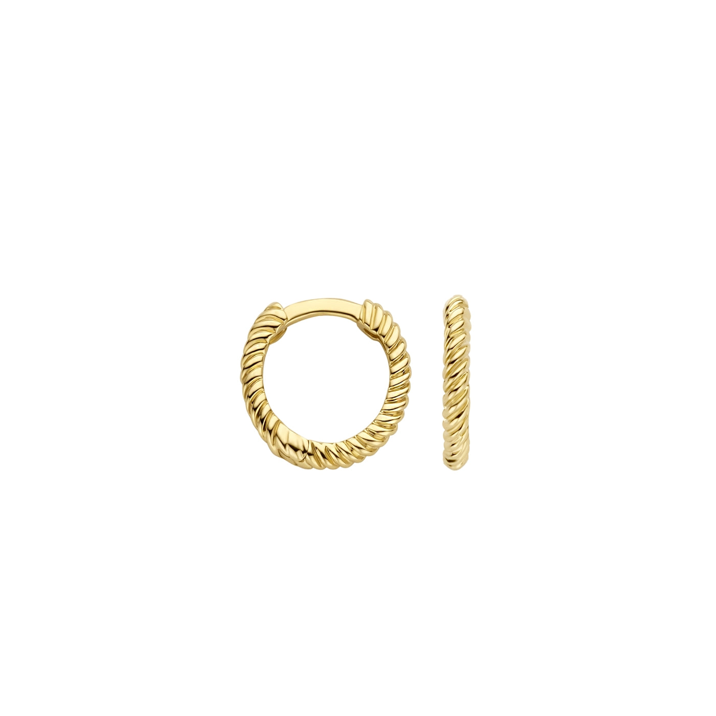 Blush Gold Hoop Earrings 7265YGO