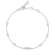Ania Haie Miss Dainty Bracelet En Argent Sterling 925 Et Zircone AH-B065-03H