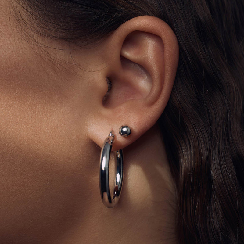 Parte Di Me Bibbiena Poppi Femmes Créoles Argent PDM36153-zoom-