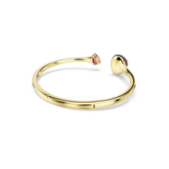 Swarovski Sublima Glam Gold-Tone Bangle with Red Accents 5752896