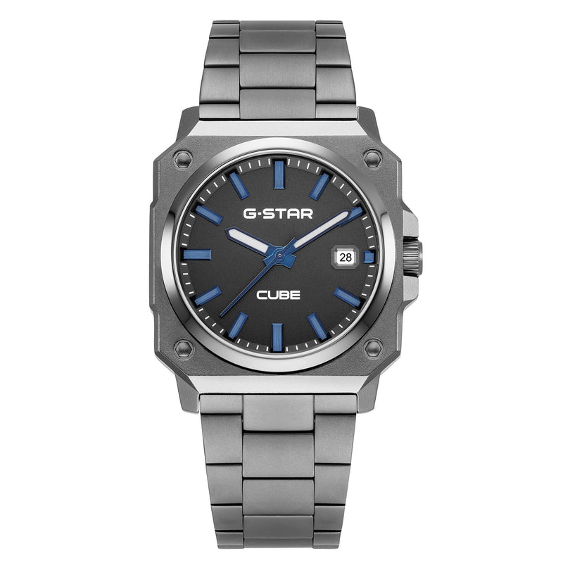 G-STAR Cube Montre Homme Analogique Gunmetal GSW.508.07-zoom-