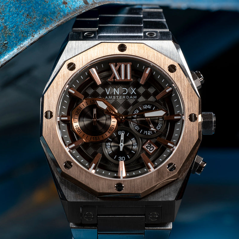 VNDX Wise Man Staal Men's Watch 2003-MS11885-TR-zoom-