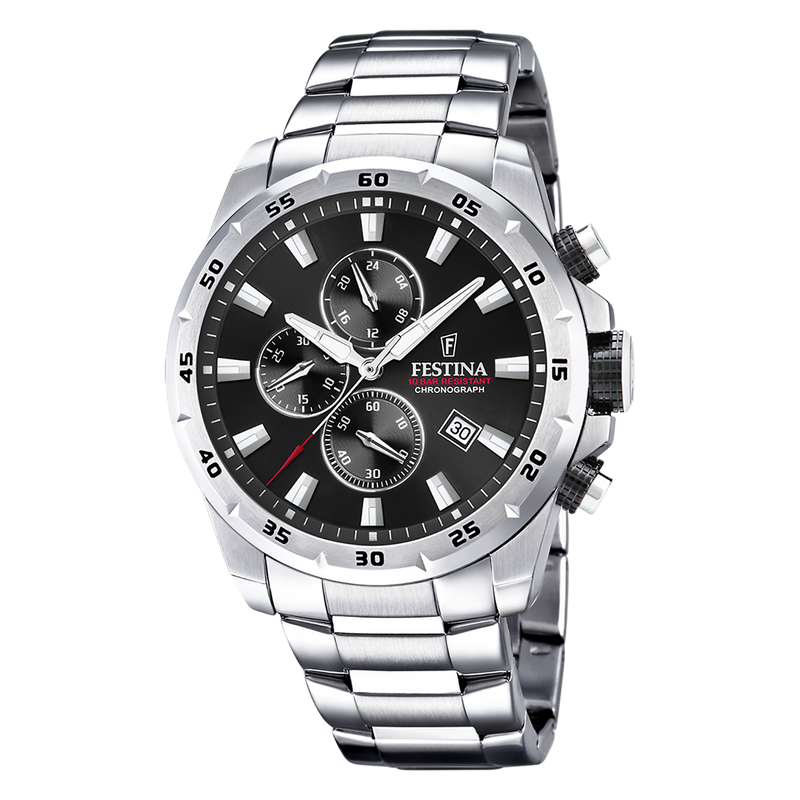 Festina Chrono Sport Hommes Montre Argent F20463-4-zoom-