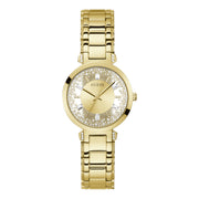 GUESS Crystal Clear Femmes Montre Or GW0470L2