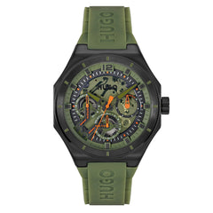 Hugo Boss HUGO #GRAIL SKELETON Groen Heren Horloge 2002-HU1530376