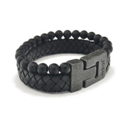 Josh Bracelet Noir 24966-BRA-VB/BLACK/L