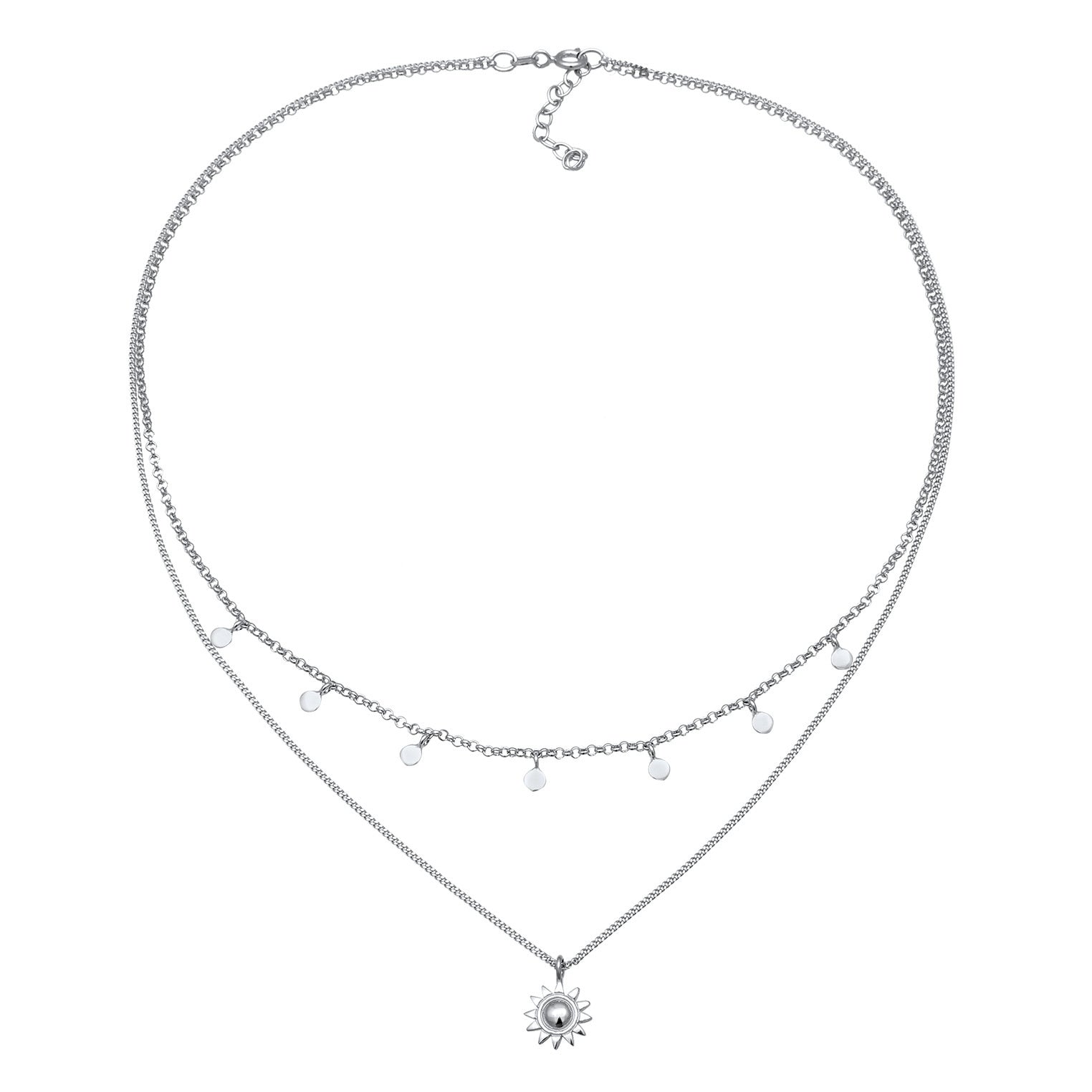 Elli 925 Sterling Silver Layered 2004-BF-0008121-001