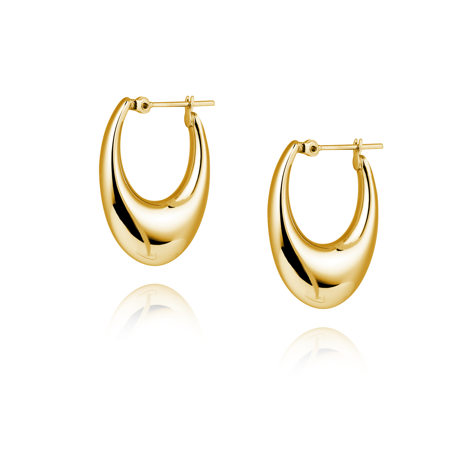 Mockberg Kenza Gold Plated Hoops MB1725
