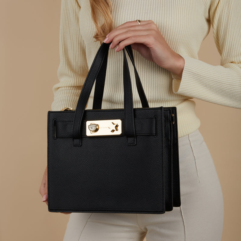 Chiara Ferragni Eye Star Sac à Main Noir 75SB4BE6-ZS529-899-zoom-