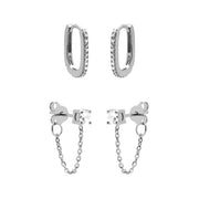 Karma Femmes Earparty Argent EPV22S