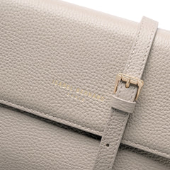 Isabel Bernard Femme Forte Heline Taupe Leather Handbag made of Calfskin IB21039