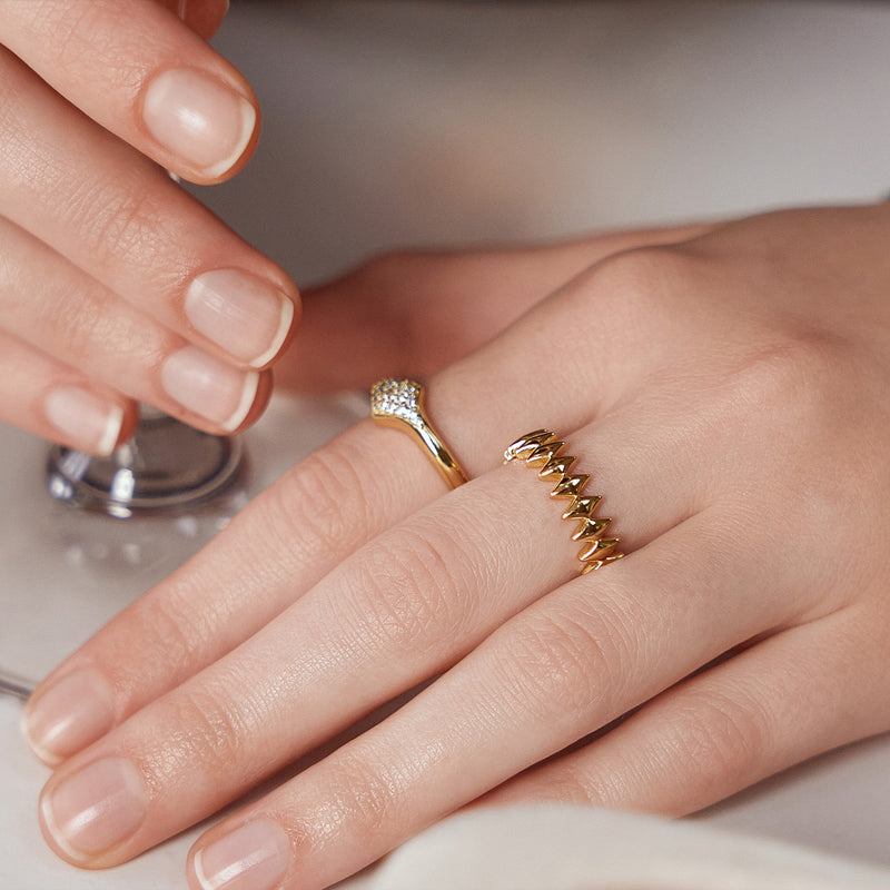 Ania Haie Ania Haie Dusk Divas 925 Sterling Silver Ring 2002-AH-R061-04G52-zoom-