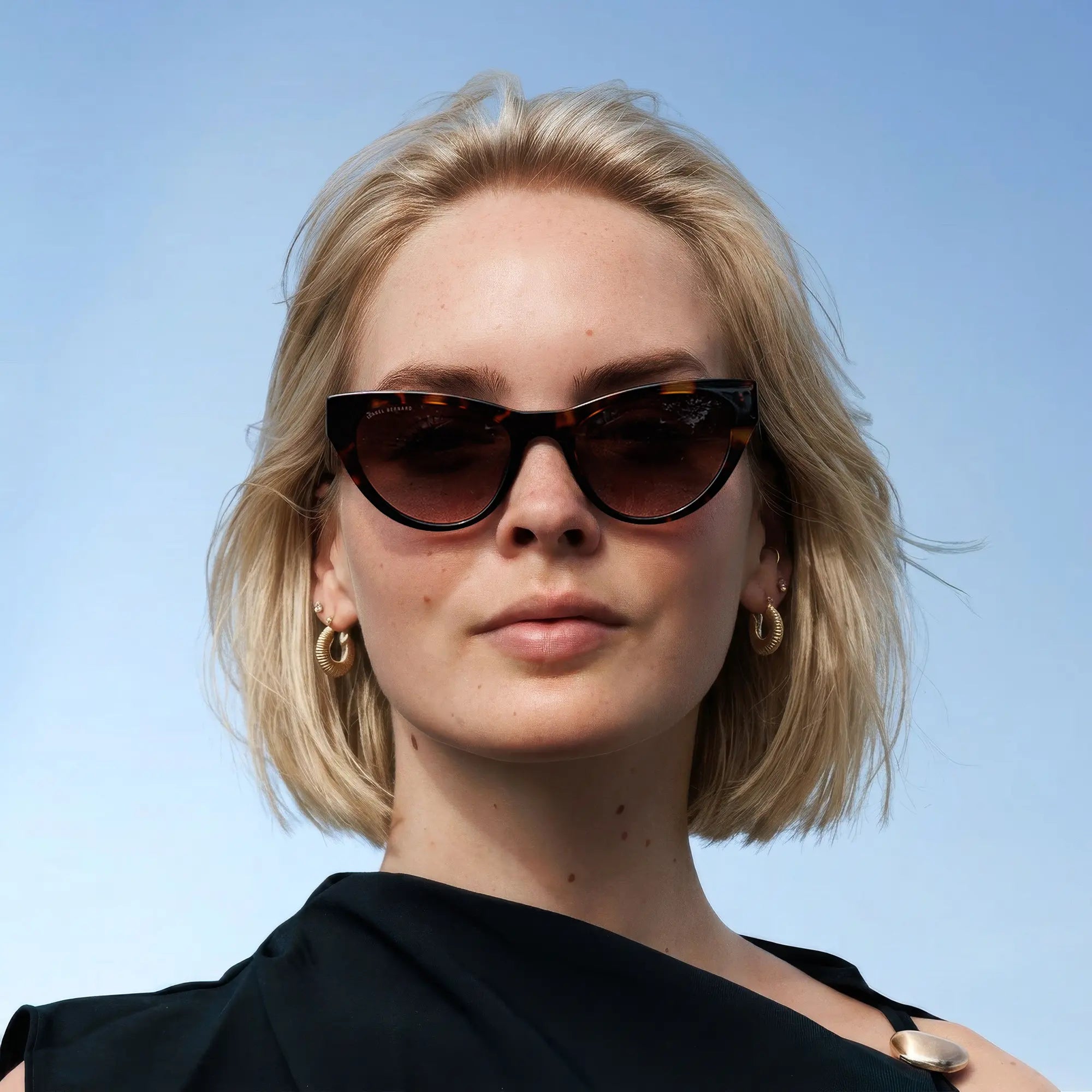 Isabel Bernard La Vilette Tortoise Brown Sunglasses IB380011-14-14