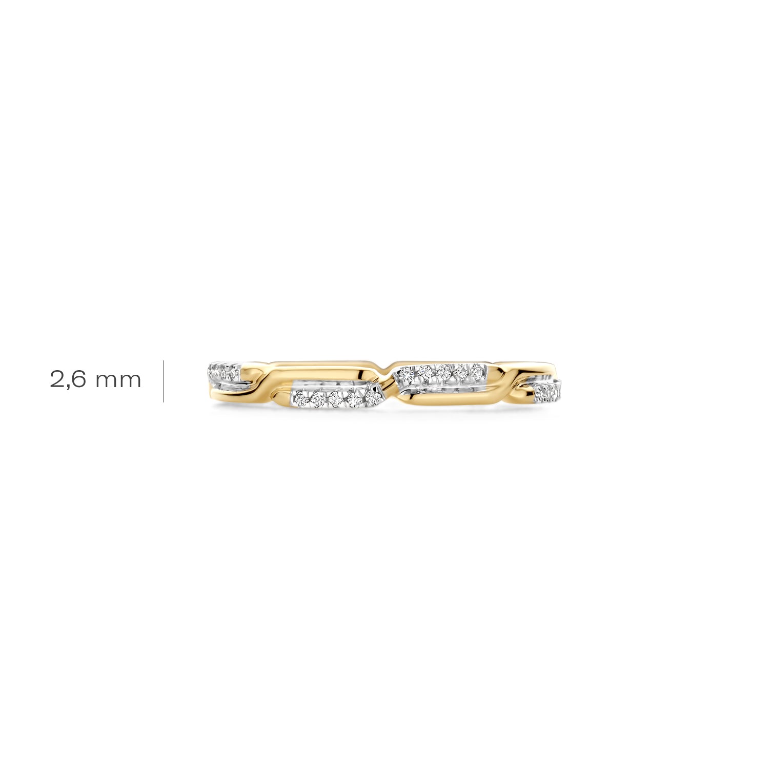 Blush 14 karat gold Ring 1256BZI/56