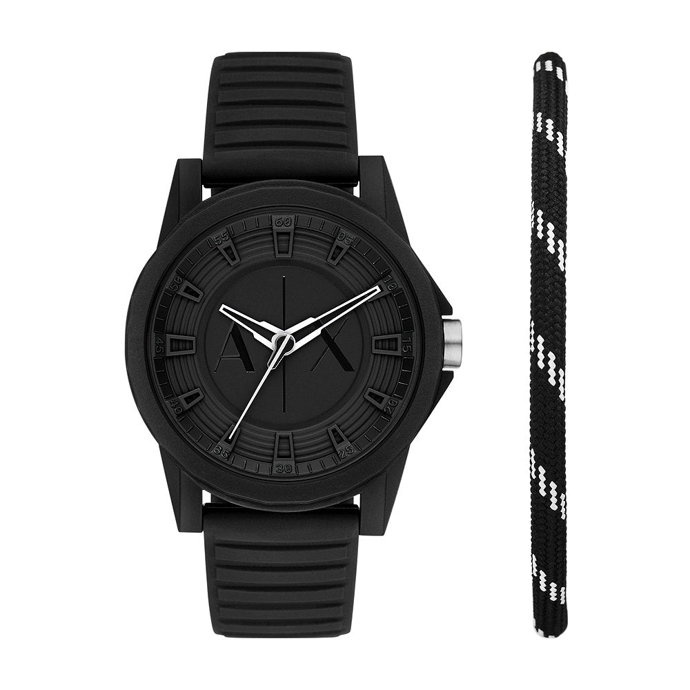 Armani Exchange Outerbanks Black Watch AX7159SET