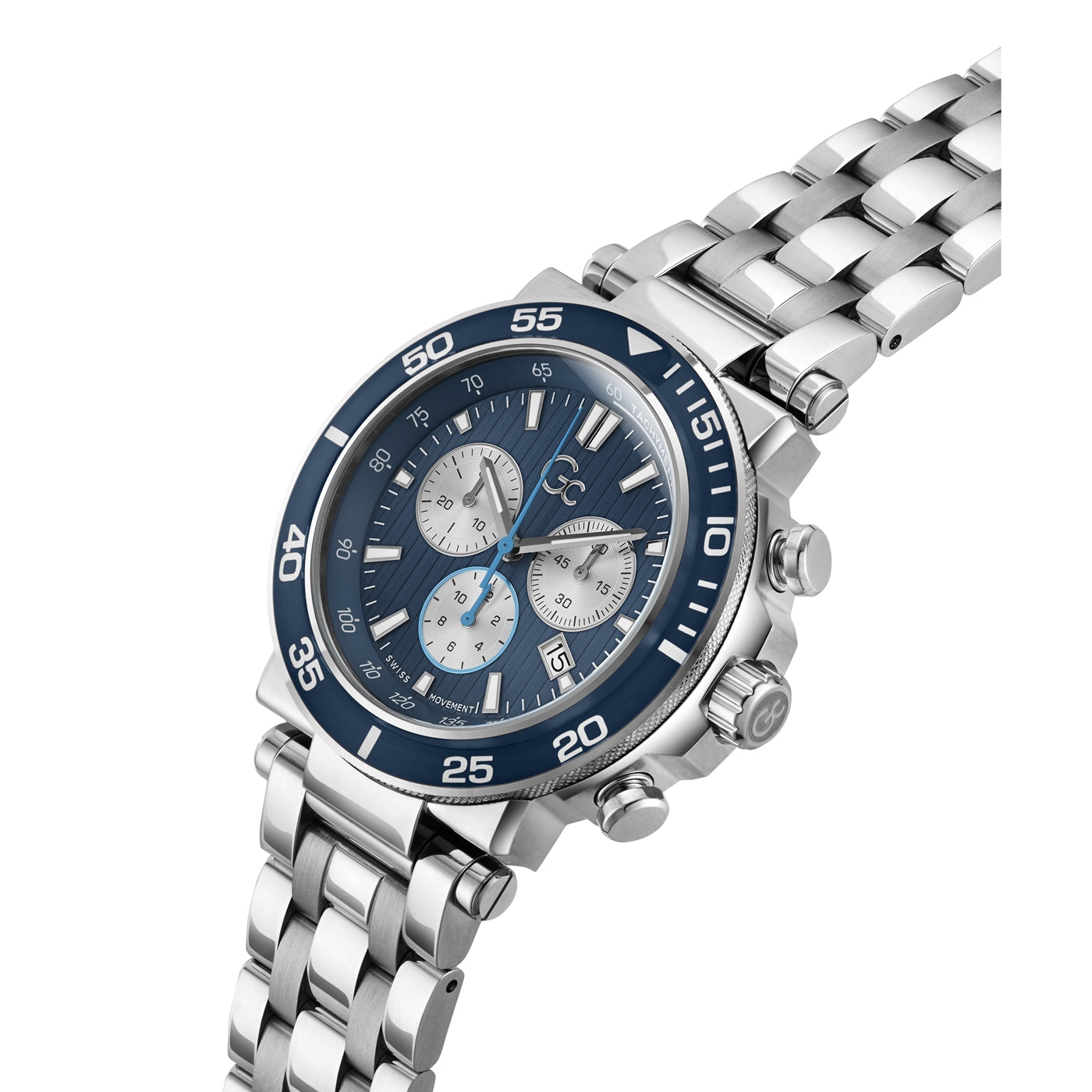 Gc Watches One Sport Silver Watch Z14011G7MF