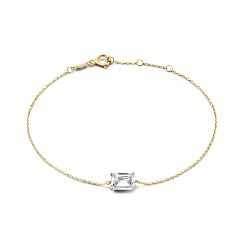 Beloro Jewels La Milano Colori Byanca 9 Karaat Armband BO320014-zoom-