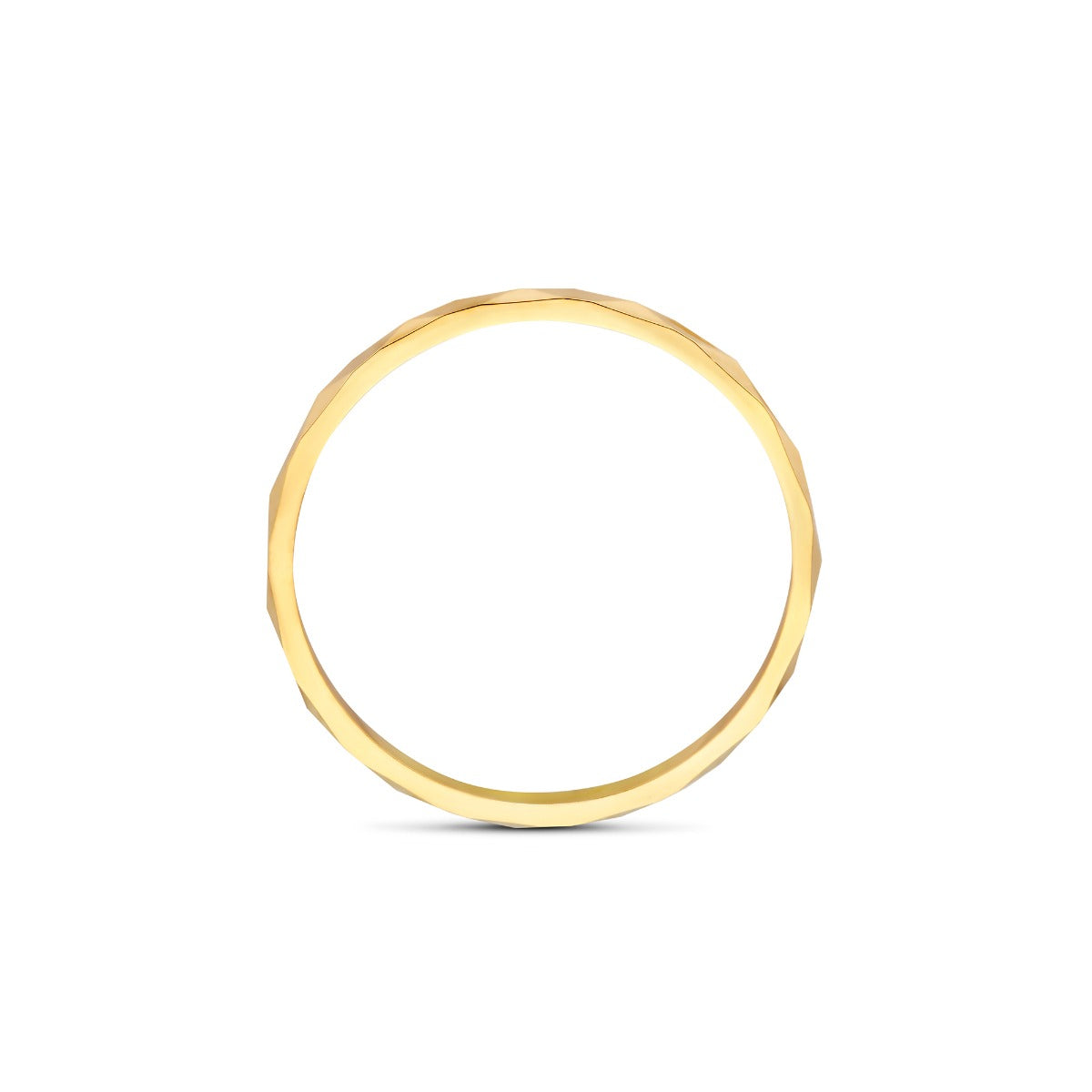 Beloro Jewels Quadrilatero d'Ora Marina 9 karat gold ring with diamond cut BO330039-48