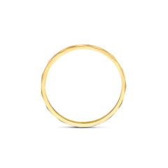 Beloro Jewels Quadrilatero d'Ora Marina 9 karat gold ring with diamond cut BO330039-48