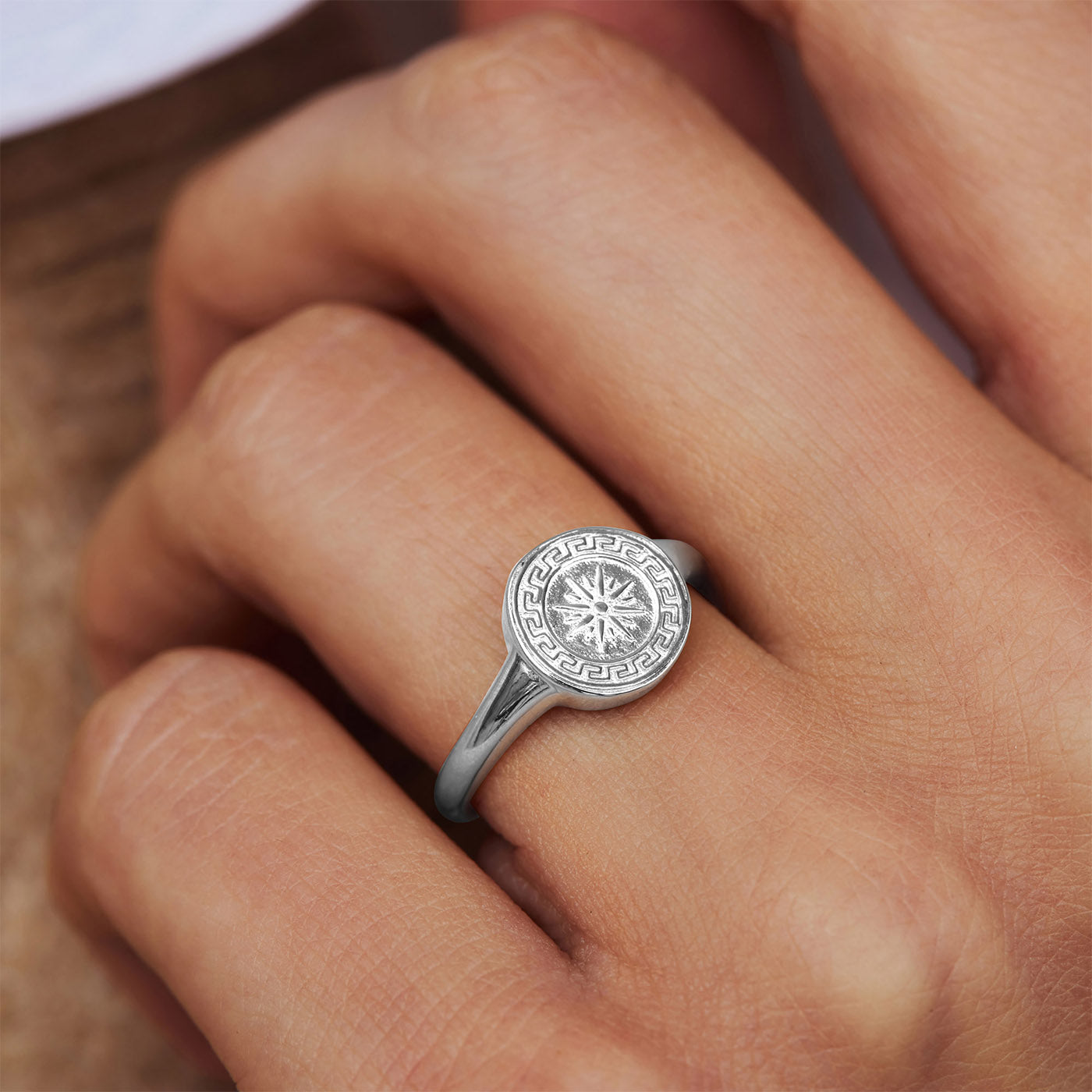 Violet Hamden Athens Agora 925 Sterling Zilveren Ring VH330006 (Maat:48 )