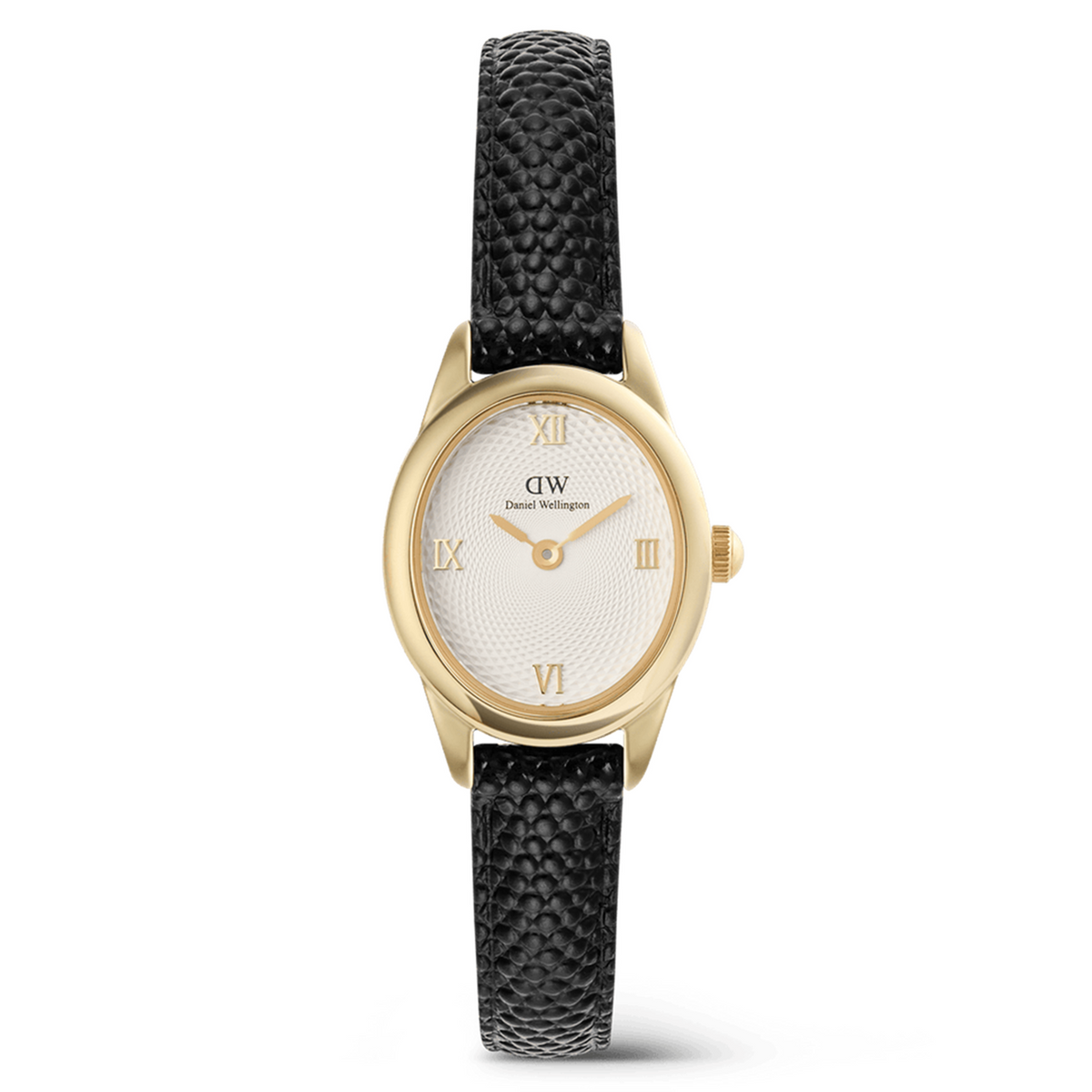 Daniel Wellington Ophelia Mini Black Lizard Gold-coloured Women's Watch DW00100890