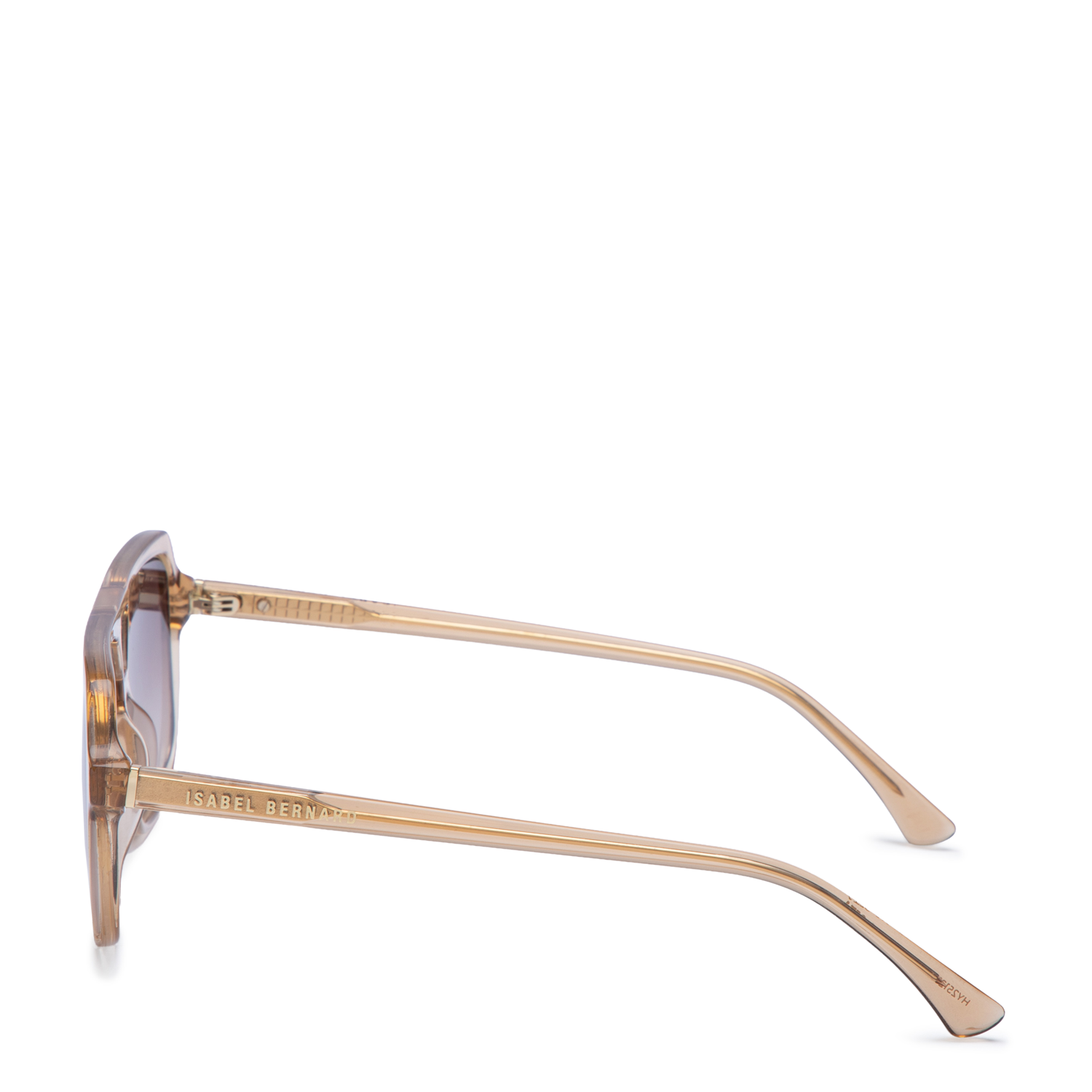 Isabel Bernard La Vilette Transparent Brown Sunglasses IB380009-14-14