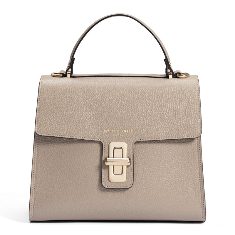 Isabel Bernard Femme Forte Sac à Main Taupe IB21127-078-zoom-