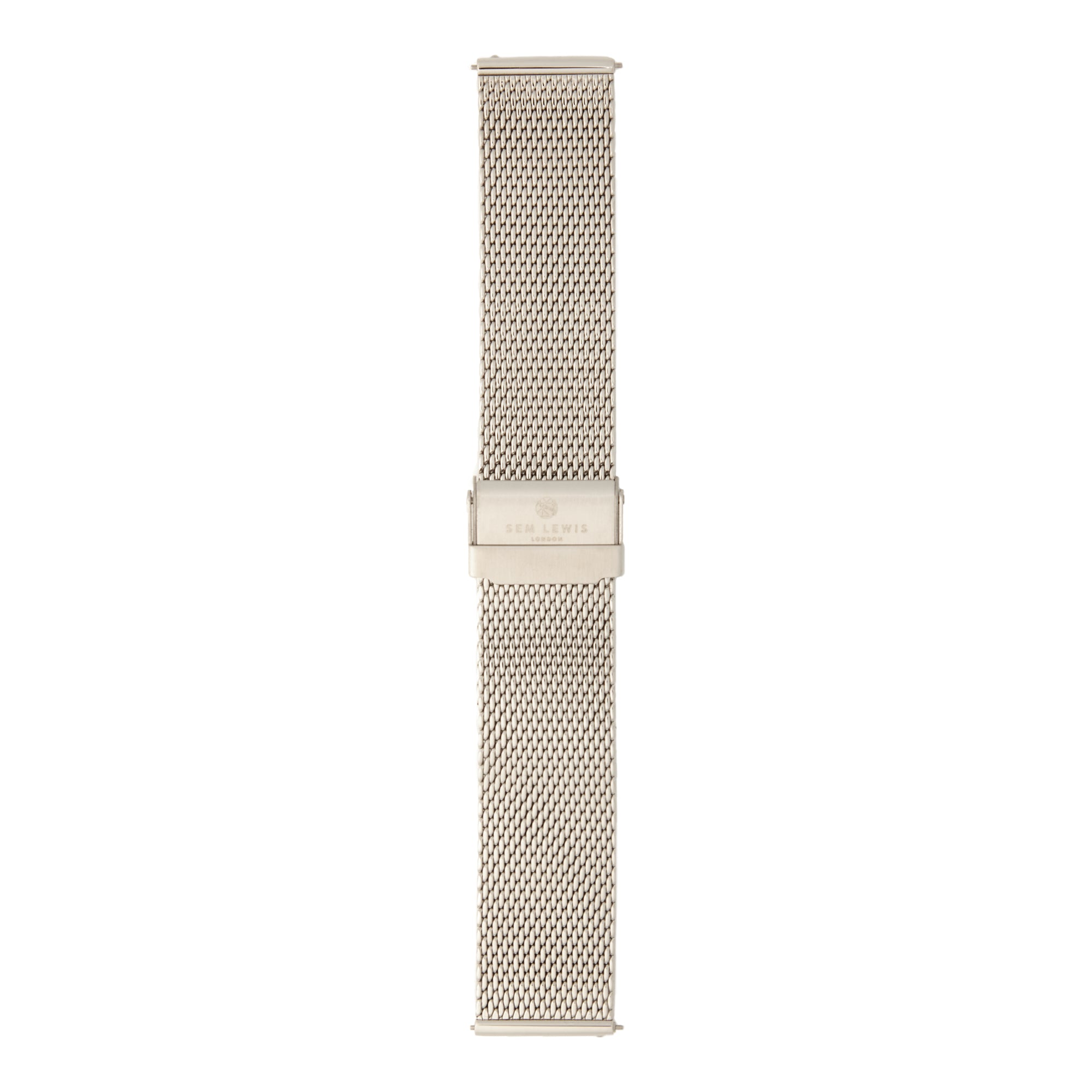 Sem Lewis Metropolitan Strap 24mm Silver-coloured SL620020