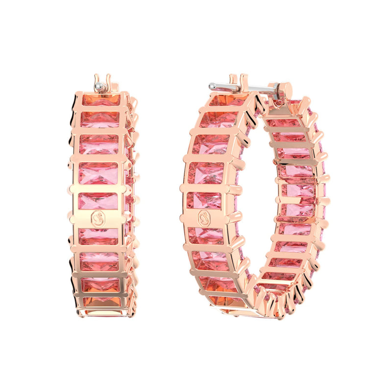 Swarovski Matrix Boucles d'oreilles Or rose 5657726-zoom-