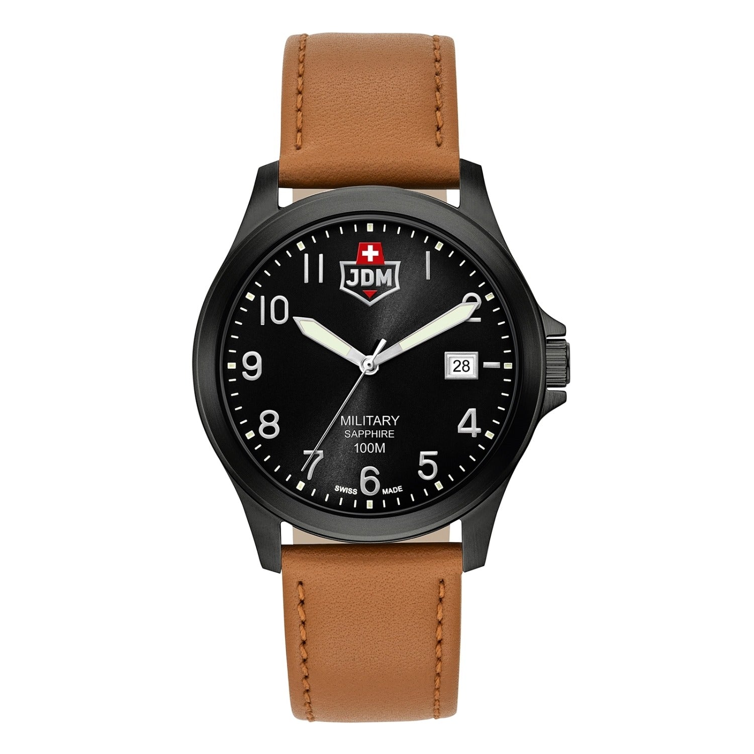 JDM Military Alpha I Black Men's Watch JDM-WG001-04