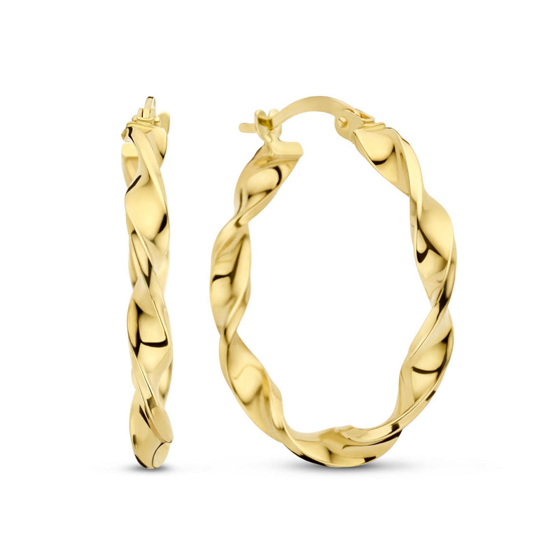Isabel Bernard Rivoli Femmes Créoles Or 14 carats IB360241-zoom-